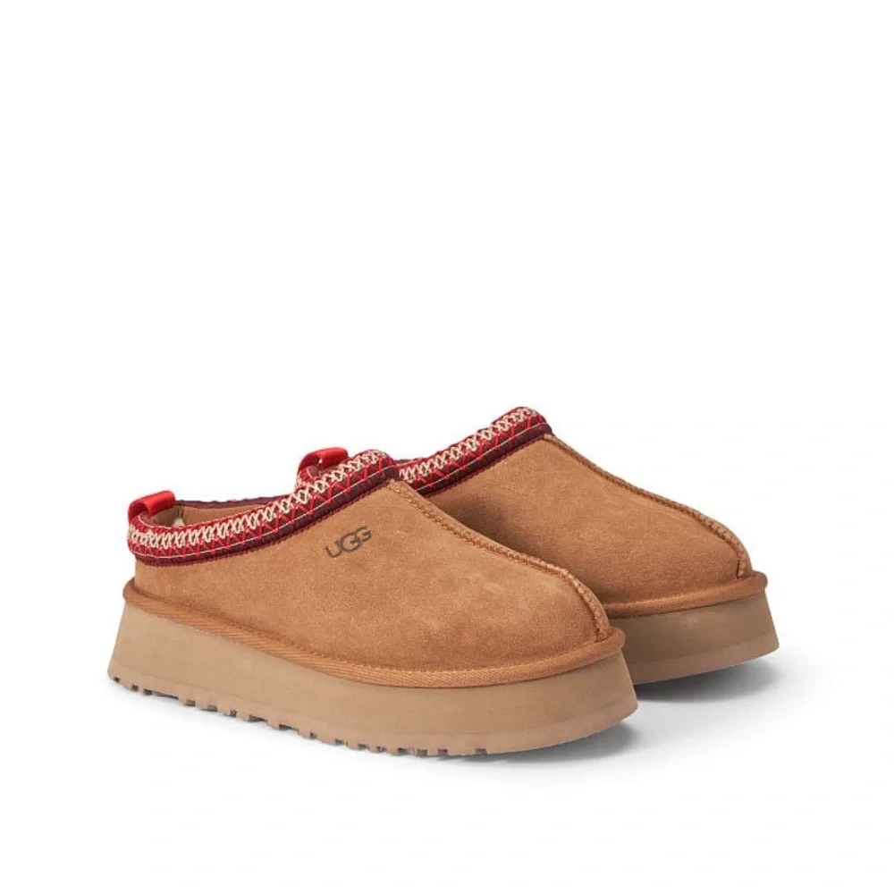 Ugg Women's Tazz Platform Slipper Chestnut 6 NEW - Picture 3 of 12